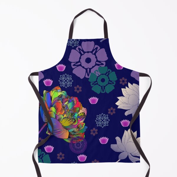 Item preview, Beautiful sacred lotus flower, illustration of aquatic herbaceous plant in beautiful colors designed and sold by Malogue.