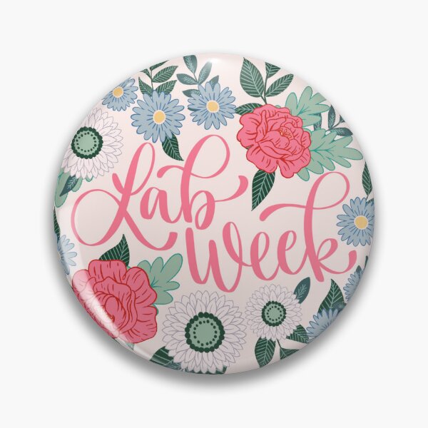 Item preview, Lab Week Floral Wreath designed and sold by Lindsey Seymour.