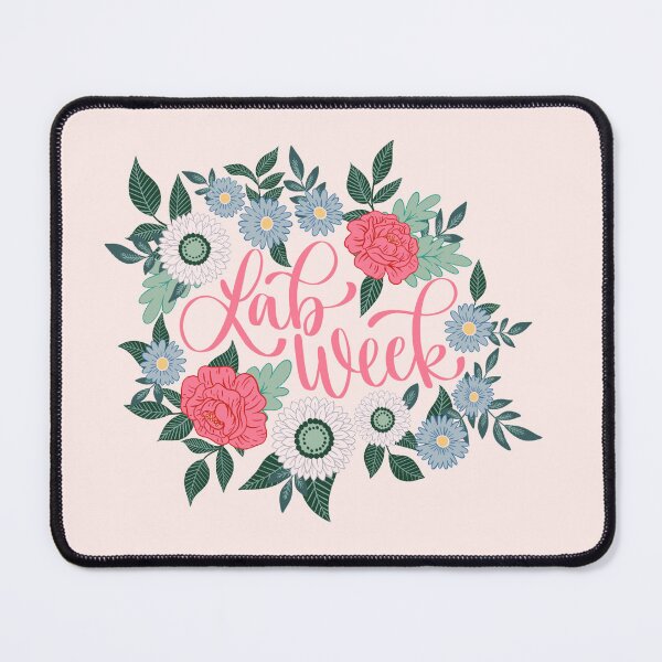 Item preview, Lab Week Floral Wreath designed and sold by Lindsey Seymour.