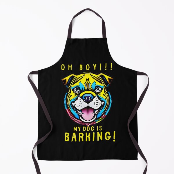 Item preview, Oh Boy My Dogs Are Barking Colorful Yellow Blue designed and sold by kubix81.