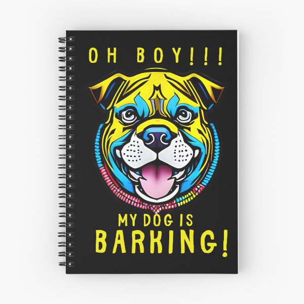 Item preview, Oh Boy My Dogs Are Barking Colorful Yellow Blue designed and sold by kubix81.