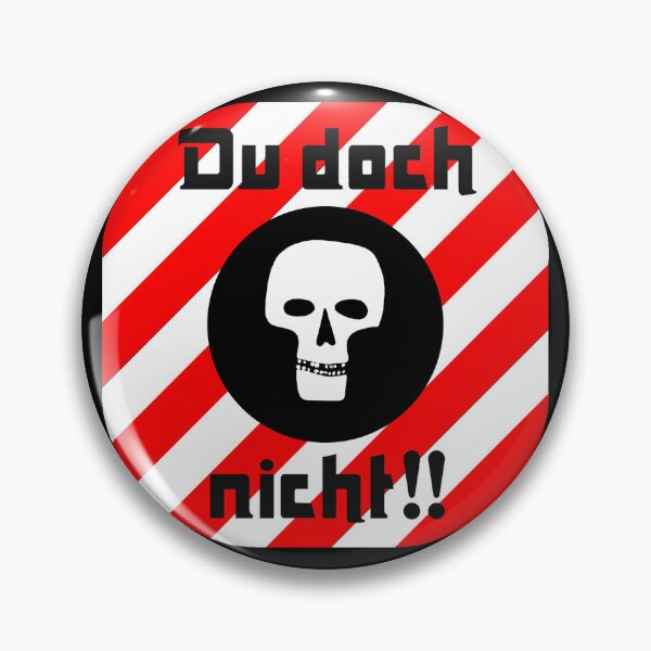 Item preview, Du doch nicht skull graphic designed and sold by MichaelEpp.