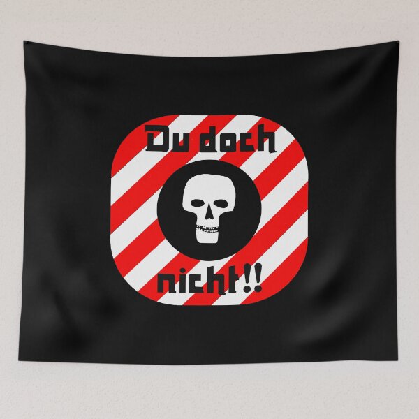 Item preview, Du doch nicht skull graphic designed and sold by MichaelEpp.