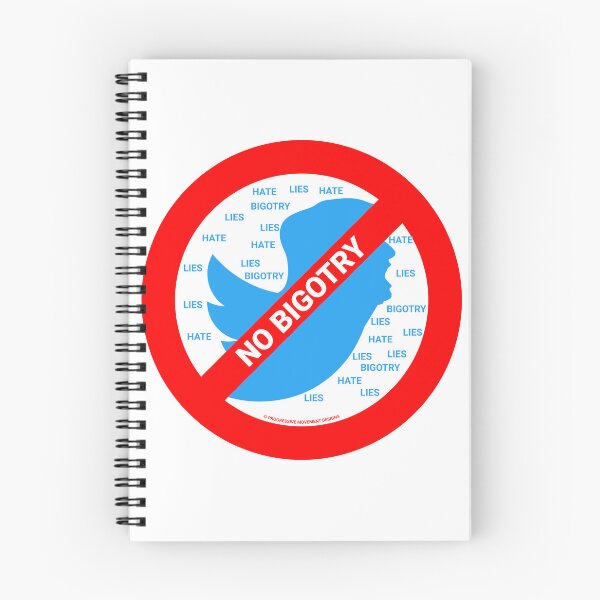 Item preview, PMD00397 Progressive Movement Designs No Trump Tweets symbol for anti bullying anti bigotry anti hate speech movement for liberal democrats or progressives designed and sold by ProgressiveLeft.