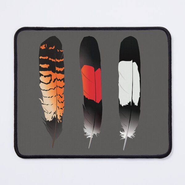 Item preview, Tail feathers of the Western Australian black cockatoos designed and sold by Sean Douglas.