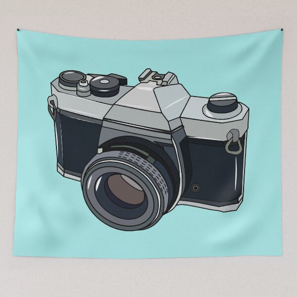 Item preview, Film camera cartoon illustration designed and sold by Misscartoon.
