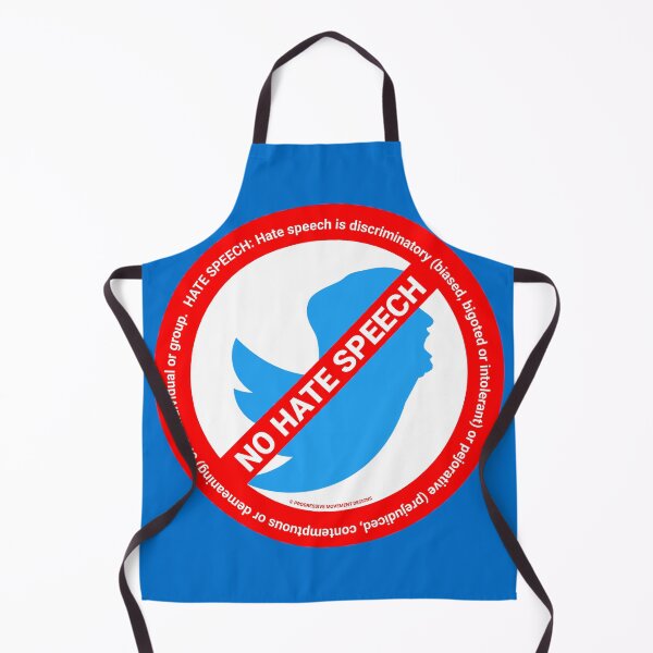 Item preview, PMD00404 Progressive Movement Designs No Trump Tweets No Hate Speech symbol for anti bullying anti bigotry anti hate speech movement for liberal democrats or progressives designed and sold by ProgressiveLeft.