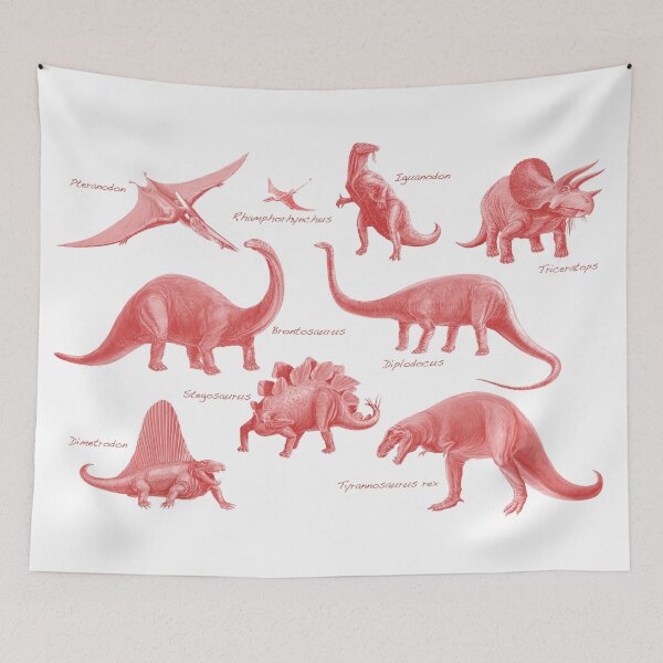 Item preview, Dinosaur Montage Pink2 designed and sold by David Roland.