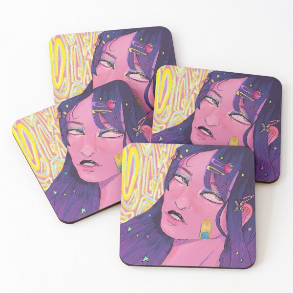 Item preview, psychedelic portrait designed and sold by Nycleren.