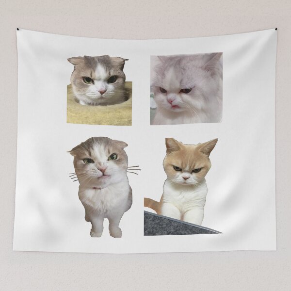 Item preview, Funny Angry Cats Meme designed and sold by ASOE.