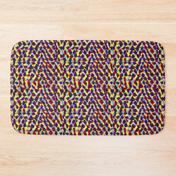 Item preview, 1940s Inspired Textile Print | Multicolored Abstract Dots designed and sold by clubnoirai.