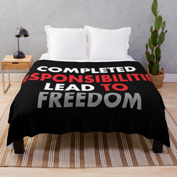 Item preview, Completed Responsibilities Lead to Freedom designed and sold by claudia-67.