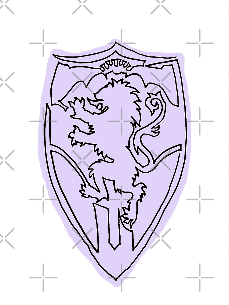 peter's shield (lavender/purple) Poster for Sale by esthher