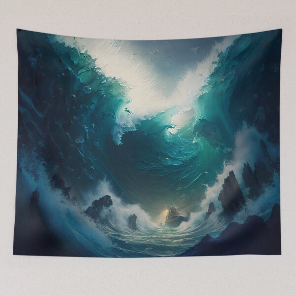 Item preview, Tidal Tapestry: The Colorful Stories of the Sea designed and sold by oanaunciuleanu.