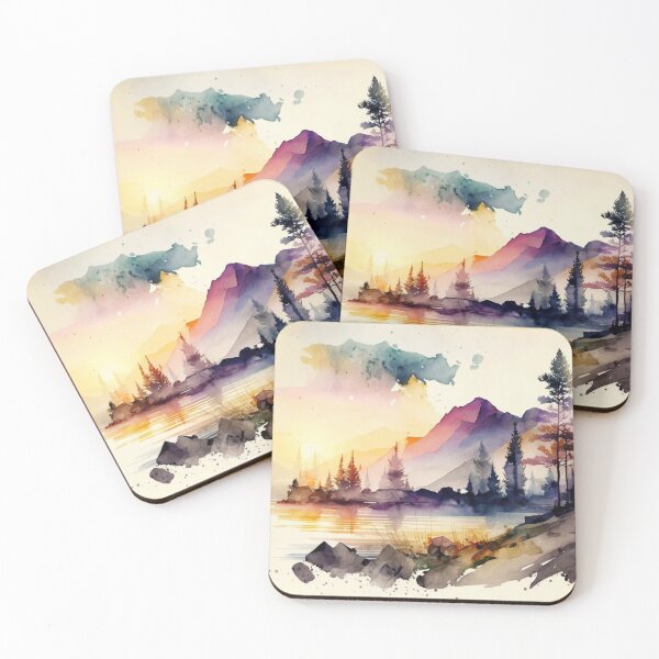 Item preview, Relaxing Watercolor #236 designed and sold by Avocado Design Studio.