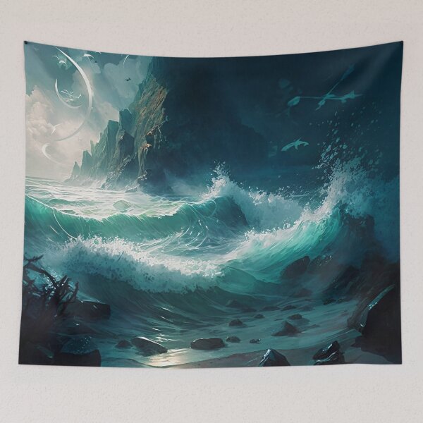Item preview, Tidal Tapestry: The Colorful Stories of the Sea designed and sold by oanaunciuleanu.