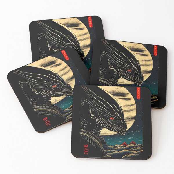 Item preview, Alien LV426 Ukiyo-e Japanese Woodblock Print designed and sold by tbunks.