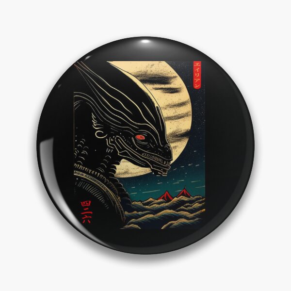 Item preview, Alien LV426 Ukiyo-e Japanese Woodblock Print designed and sold by tbunks.