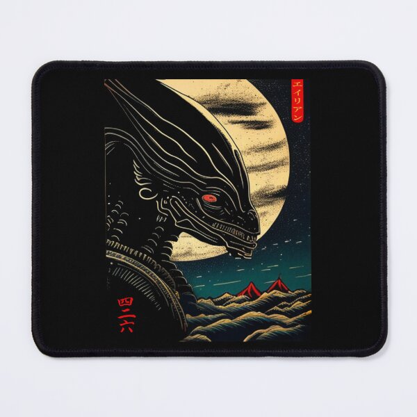 Item preview, Alien LV426 Ukiyo-e Japanese Woodblock Print designed and sold by tbunks.