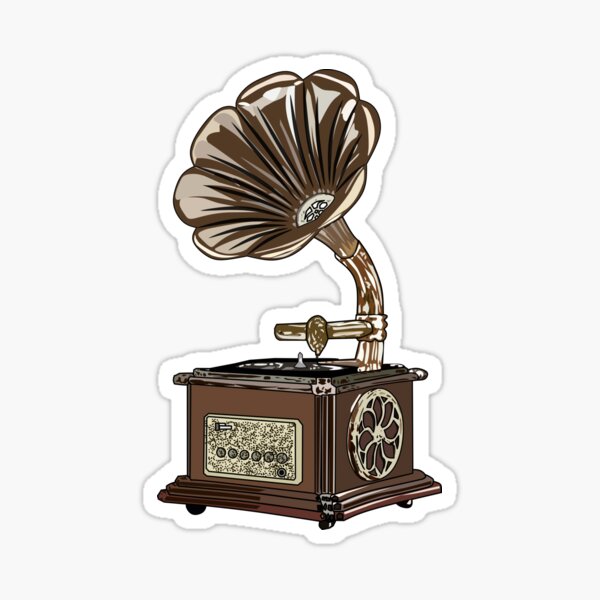 Item preview, Turntable cartoon illustration designed and sold by Misscartoon.