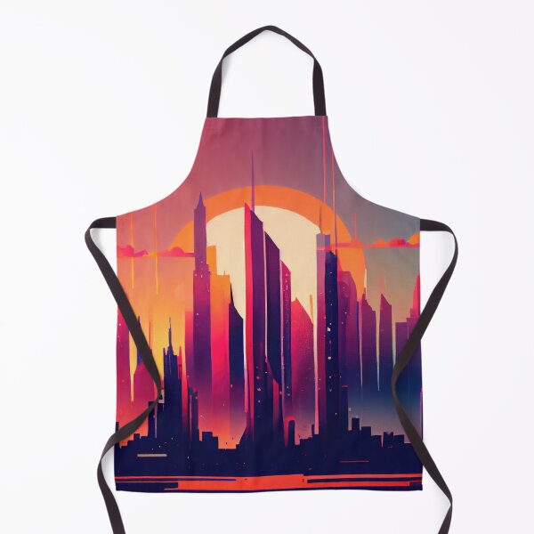 Item preview, Abstract Sci-Fi Futuristic Cityscape Skyline Digital Painting  designed and sold by NateFellhauer.