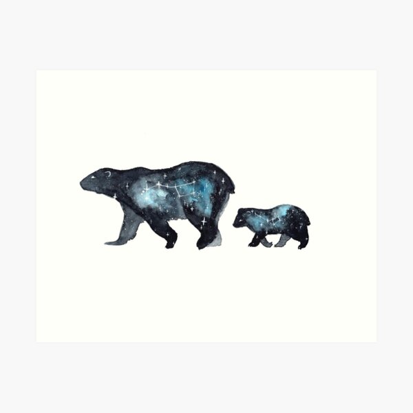 Item preview, Ursa Major and Ursa Minor designed and sold by Threeleaves.