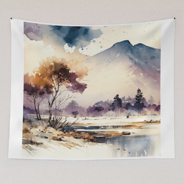 Item preview, Relaxing Watercolor #237 designed and sold by Avocado Design Studio.
