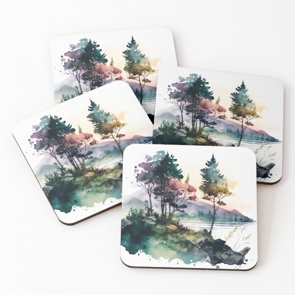 Item preview, Relaxing Watercolor #238 designed and sold by Avocado Design Studio.