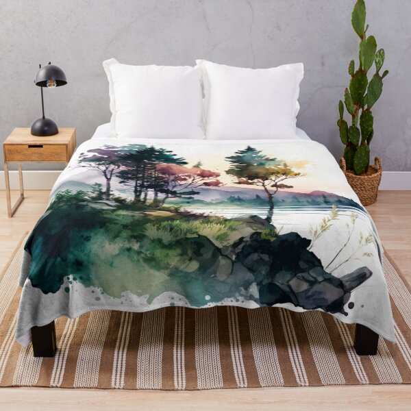 Item preview, Relaxing Watercolor #238 designed and sold by Avocado Design Studio.