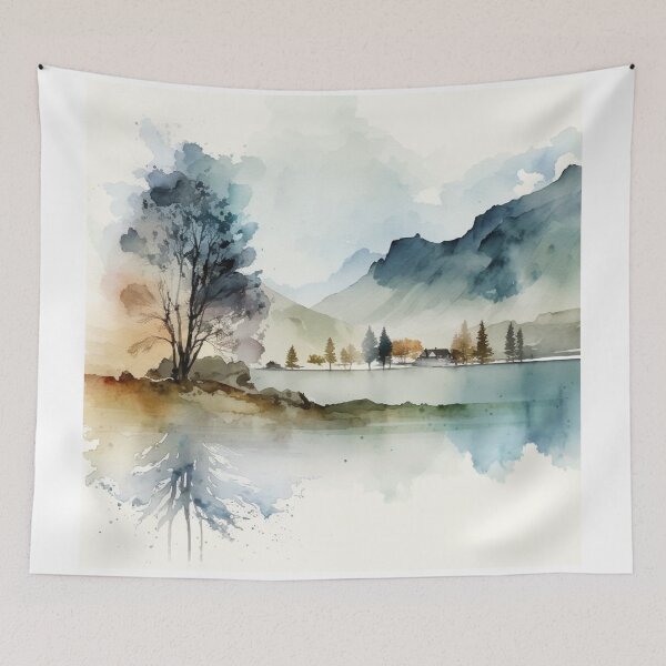 Item preview, Relaxing Watercolor #239 designed and sold by Avocado Design Studio.