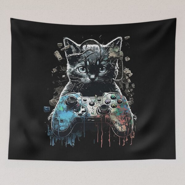 Item preview, Kitten Gamer designed and sold by MyFavorTee.