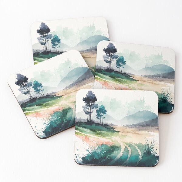 Item preview, Relaxing Watercolor #240 designed and sold by Avocado Design Studio.