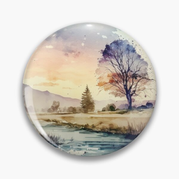 Item preview, Relaxing Watercolor #241 designed and sold by Avocado Design Studio.