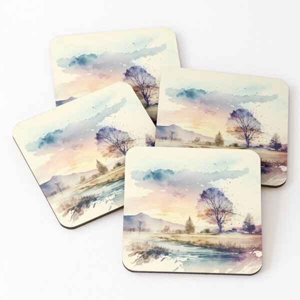 Item preview, Relaxing Watercolor #241 designed and sold by Avocado Design Studio.