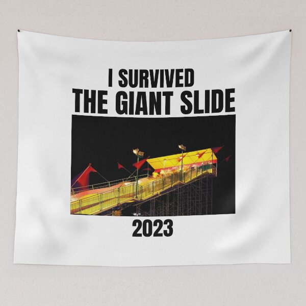 Item preview, I Survived the Giant Slide | Steel Monsters | Staple Slides designed and sold by KonnichiwaStore.
