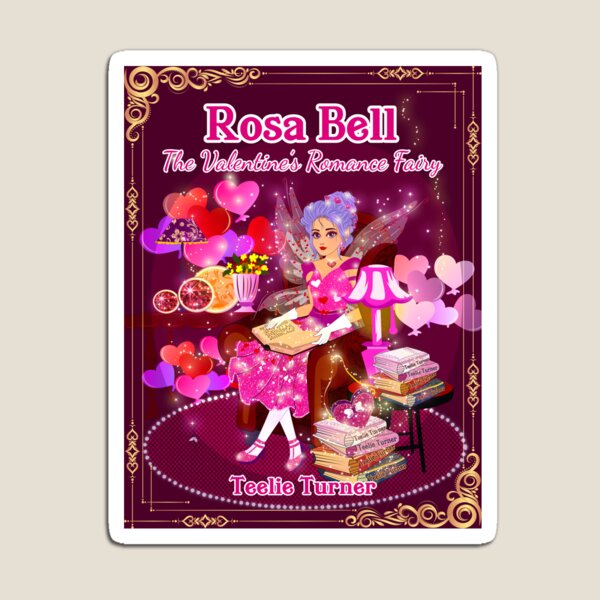 Item preview, Rosa Bell-The Valentine's Romance Fairy Book Cover™  designed and sold by FairyBookClub.