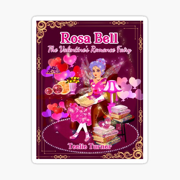 Item preview, Rosa Bell-The Valentine's Romance Fairy Book Cover™  designed and sold by FairyBookClub.