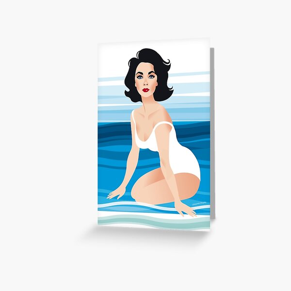 Suddenly Liz Greeting Card