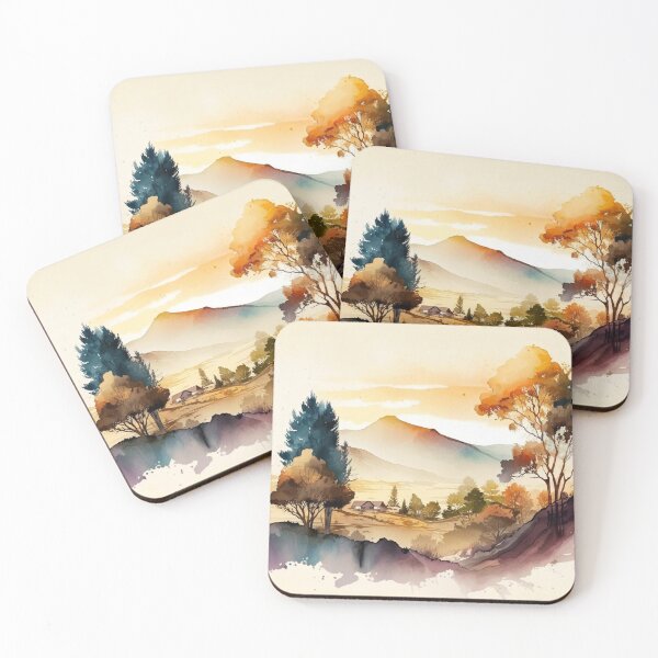 Item preview, Relaxing Watercolor #242 designed and sold by Avocado Design Studio.