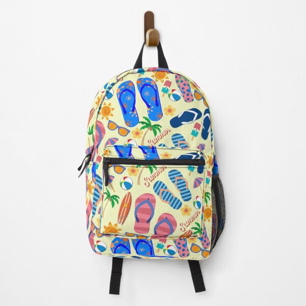 Item preview, summer and vacation fun, festive and colorful illustration with cute summer elements and accessories designed and sold by Malogue.