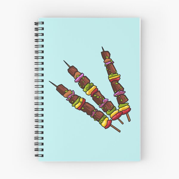 Item preview, Kebab or kabob cartoon illustration designed and sold by Misscartoon.