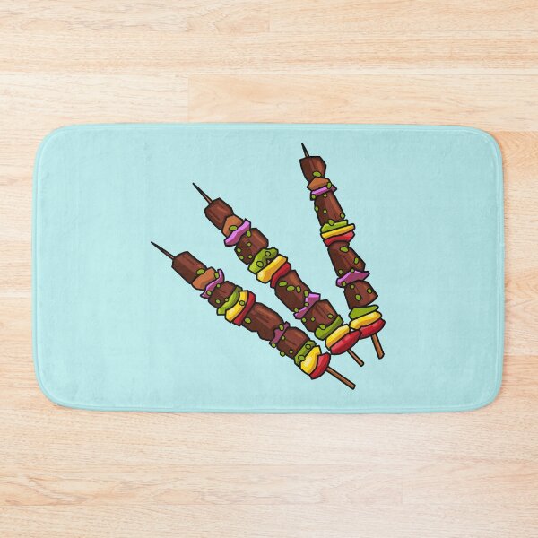 Item preview, Kebab or kabob cartoon illustration designed and sold by Misscartoon.