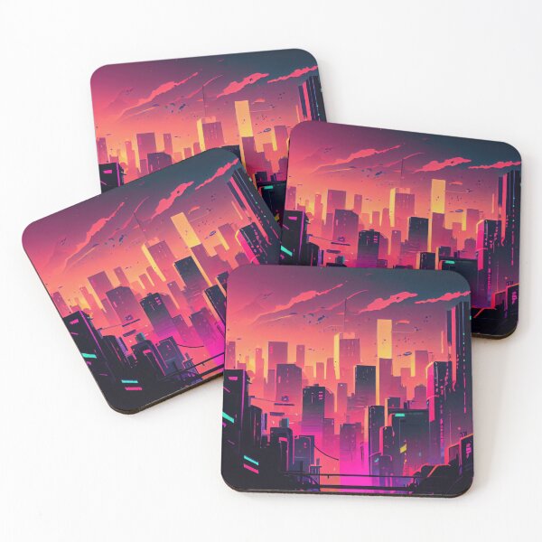 Item preview, Abstract Sci-Fi Futuristic Cityscape Skyline Digital Painting  designed and sold by NateFellhauer.