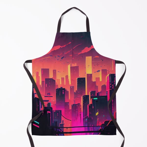 Item preview, Abstract Sci-Fi Futuristic Cityscape Skyline Digital Painting  designed and sold by NateFellhauer.