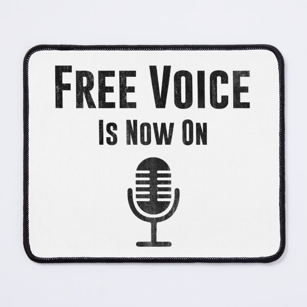 Item preview, Free Voice Is Now On Sticker designed and sold by KGN  CREATIVITY.