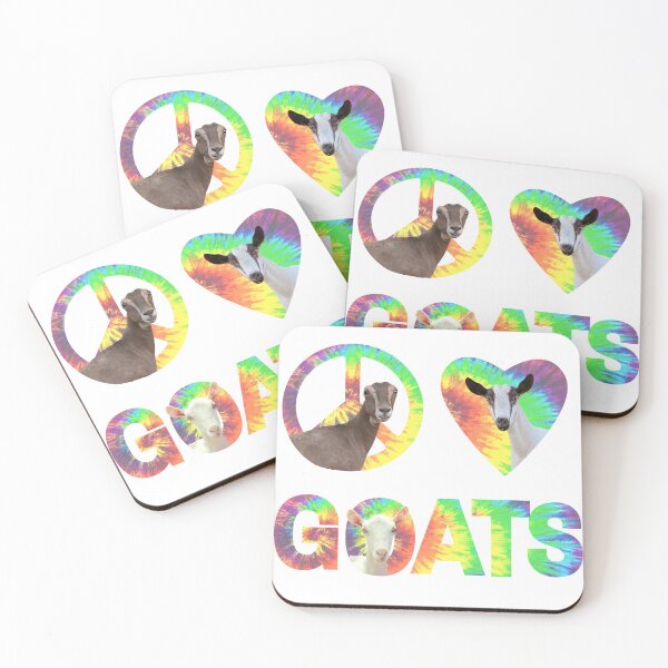 Item preview, Peace, Love, and Goats designed and sold by FeijoaGoats.