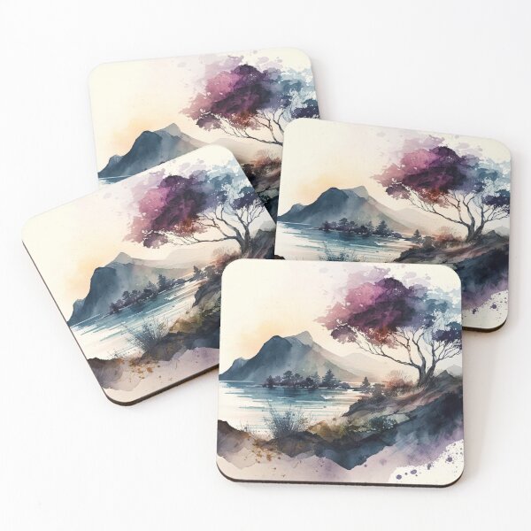 Item preview, Relaxing Watercolor #243 designed and sold by Avocado Design Studio.