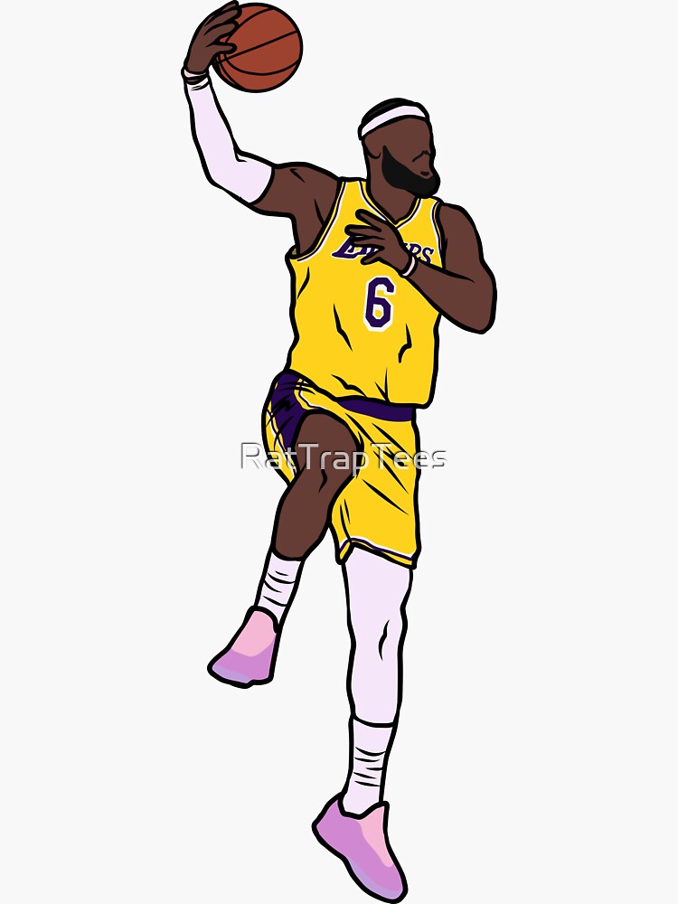 King 23 LeBron James Sticker for Sale by RTurnerDesigns