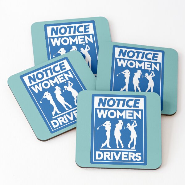 Item preview, Notice Women Drivers Funny Golf Design designed and sold by LeGND.