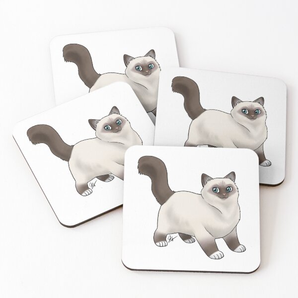 Item preview, Cat - Birman - Chocolate Point designed and sold by Jennifer Stolzer.